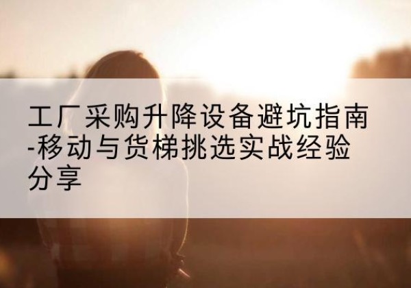朗县移动式升降机怎么选-工厂采购升降设备避坑指南-移动与货梯挑选实战经验分享